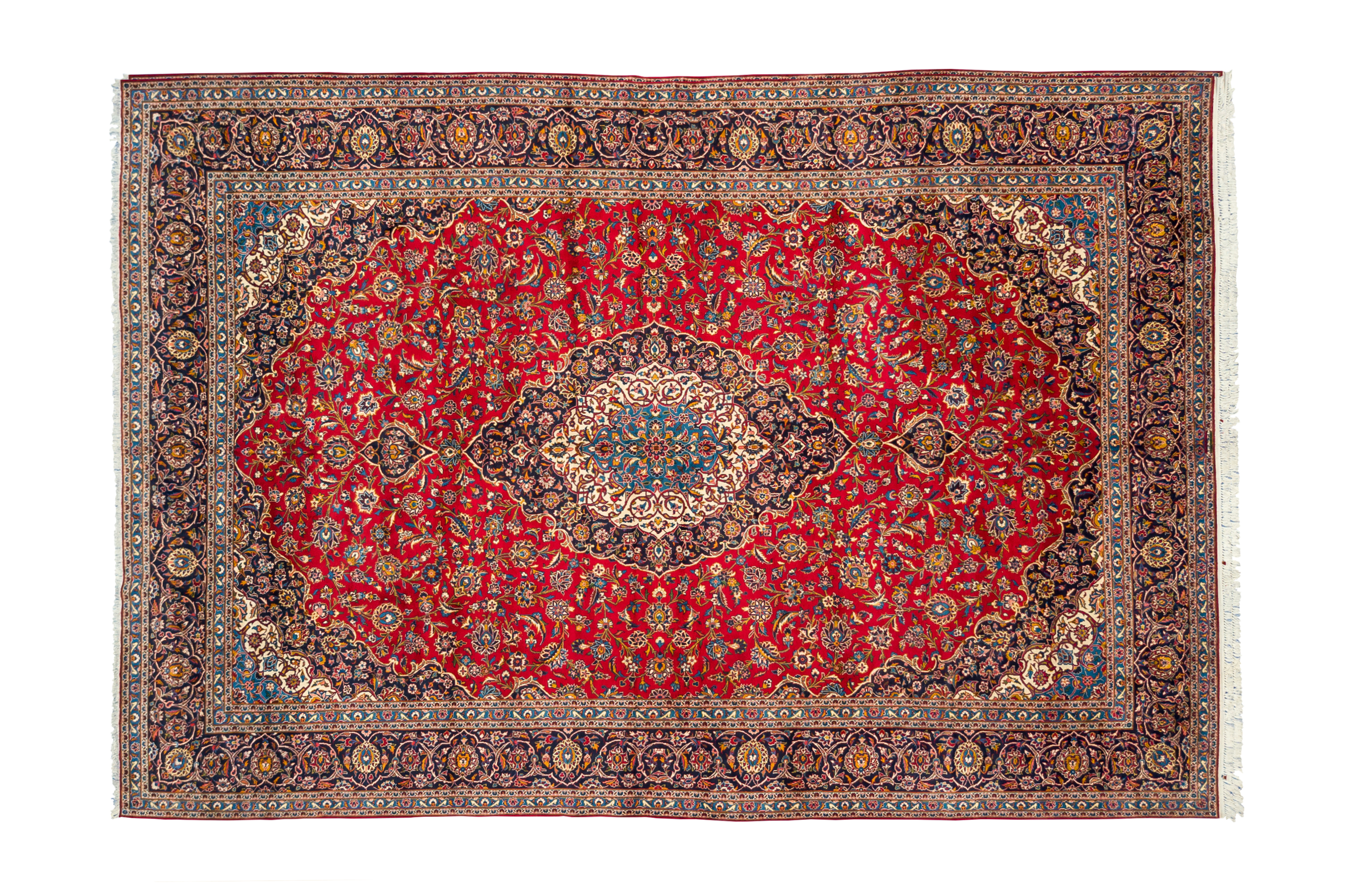 Persian Hand-Knotted Medallion